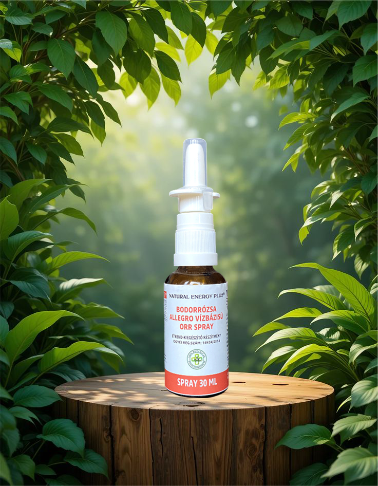 Bodorrózsa Allegro Vízbázisú Orr Spray (30 ml)